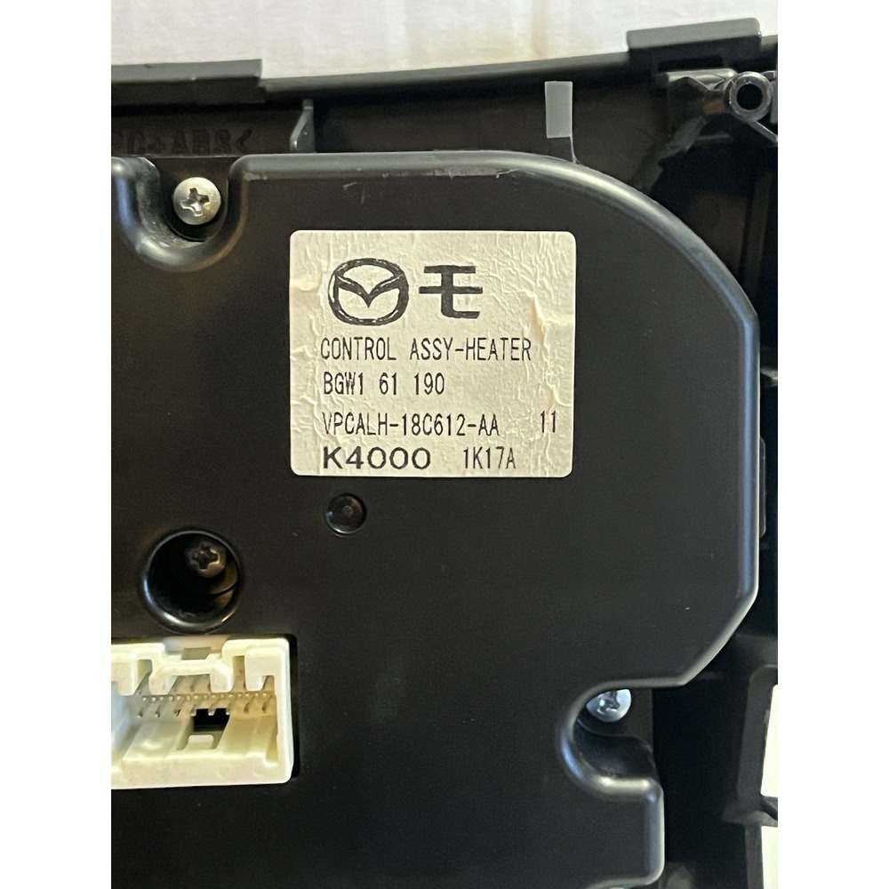 2012-2013 MAZDA 3 AUTOMATIC AC Heater Temperature Climate Control BGW1-61-190 - Picture 7 of 9